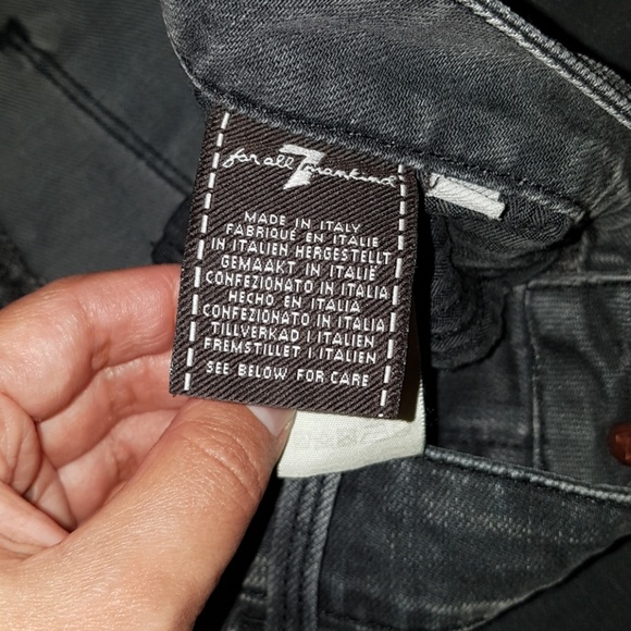 NWOT 7 for all Mankind Denim Pencil Skirt - Picture 5 of 6